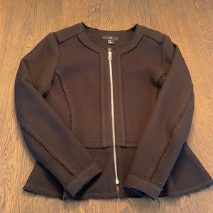 H&M Peplum zippered jacket